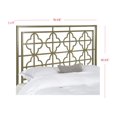 thumbnail image 3 of Safavieh Lucinda Geometric Glam Metal Headboard, 3 of 4