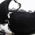 thumbnail image 3 of Varsbaby Lace Push up Bra Embroidery Underwear for Women, 3 of 5