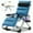 Linen Blue with Cushion & Pillow, variant on Slsy Zero Gravity Chair with with 2 Sided Cushion & Headrest, Lawn Recliner, Reclining Patio Lounger Chair, Folding Portable Chaise with Cup Holder
