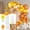 Set 1, variant on Orange Balloon Chain Package Birthday Party Graduation Decoration Arch Scene Atmosphere Layout