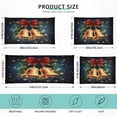 thumbnail image 3 of Christmas Wind Chime Plush Pillow Case, Zippered Bed Pillow Pillowcases, Super Soft and Cozy Pillowcase Covers for Sleep Decor Giftsation - King Size 20x40in, 3 of 7