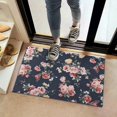 thumbnail image 2 of Pioneer Flower Floral Print Pattern Door Rugs,Washable Non Slip Door Mats Indoor,Decorative Door Mats,Entry Mat Indoor for Entrance,Bedroom,Kitchen,Bathroom,16"x24", 2 of 6