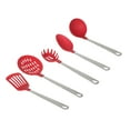 Mainstays Stainless Steel and Nylon Cooking Tool Set, Spoon, Spatula