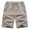 Khaki, variant on EOYWHK Men's Shorts for Casual Cotton Elastic Waist Multi Pockets Shorts Soft Lightweight Breathable Shorts for Basketball Gym Fitness Green L