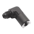 thumbnail image 4 of Black Anodized Alloy AN-6 90 degree 5/16 Female Fuel Line Adapter Fitting Billet, 4 of 7