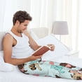 thumbnail image 5 of Hirioo Cute Pug Dogs for Men's PJ Pajama Pants Sleep Pants Men's Home Trousers with Pockets,S-3XL-Small, 5 of 6