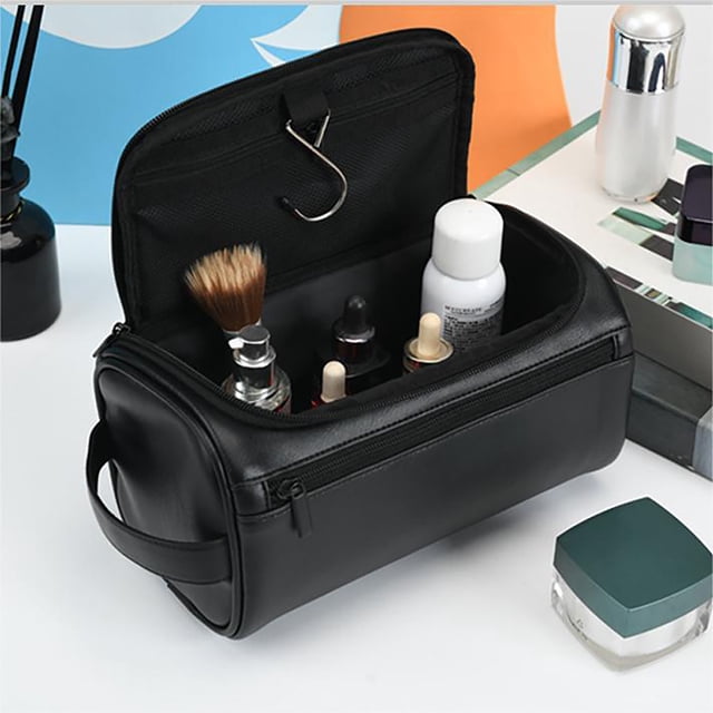 Fiudx Bolsa de Viaje, Gran Capacidad, Neceser Pie Sintético, Diseño Portátil, Ideal para Viajes de Negocios, Regalo para Hombre y Mujer, con Cremallera Suave y Duradera.