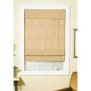 Fabric Window Roman Shade, Gold