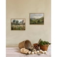 thumbnail image 2 of Drsoum Vintage Landscape Wall Art Classical Framed Painting Mountain Range Valley Nature Wilderness Room Decor - 11x14in, 2 of 7