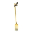 thumbnail image 1 of Lipstore Single Cutlery Dinnerware Cookware Portable Flatware Halloween Tableware for Tea Gold Fork, 1 of 8