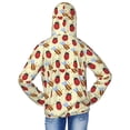 thumbnail image 4 of Xecao Ladybug And Bee Print Fishing Shirts for teenager Long Sleeve UV Sun Protection Hoodie with Zipper Outdoor Hiking Shirts-Large, 4 of 7