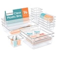 thumbnail image 1 of Juego de organizador de cajones, bandejas organizadoras para cajones de baño y cocina de varios tamaños, 1 of 5