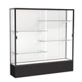 thumbnail image 7 of Waddell 376WB-BZ-KG Spirit 72 x 72 x 16 in. Kelly Green Base Floor Display Case with 6 ft. Length, White Back - Dark Bronze, 7 of 7