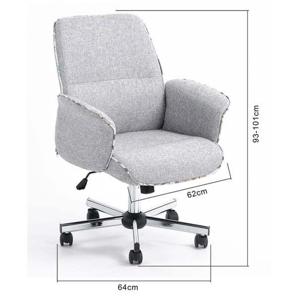 Private Jungle Fabric Executive Chair/ Office Chair Adjustable Computer Chair Task Swivel Chair Armrest and Lumbar Support,Light Grey Private Jungle Fabric Executive Chair/ Office Chair Adjustable Computer Chair Task Swivel Chair Armrest and Lumbar Support,Light Grey