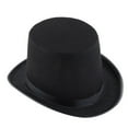 thumbnail image 2 of Kcodviy Men's Satin Top Hat, Pre-Curved Visor, Low Profile Cap, Black, 2 of 5