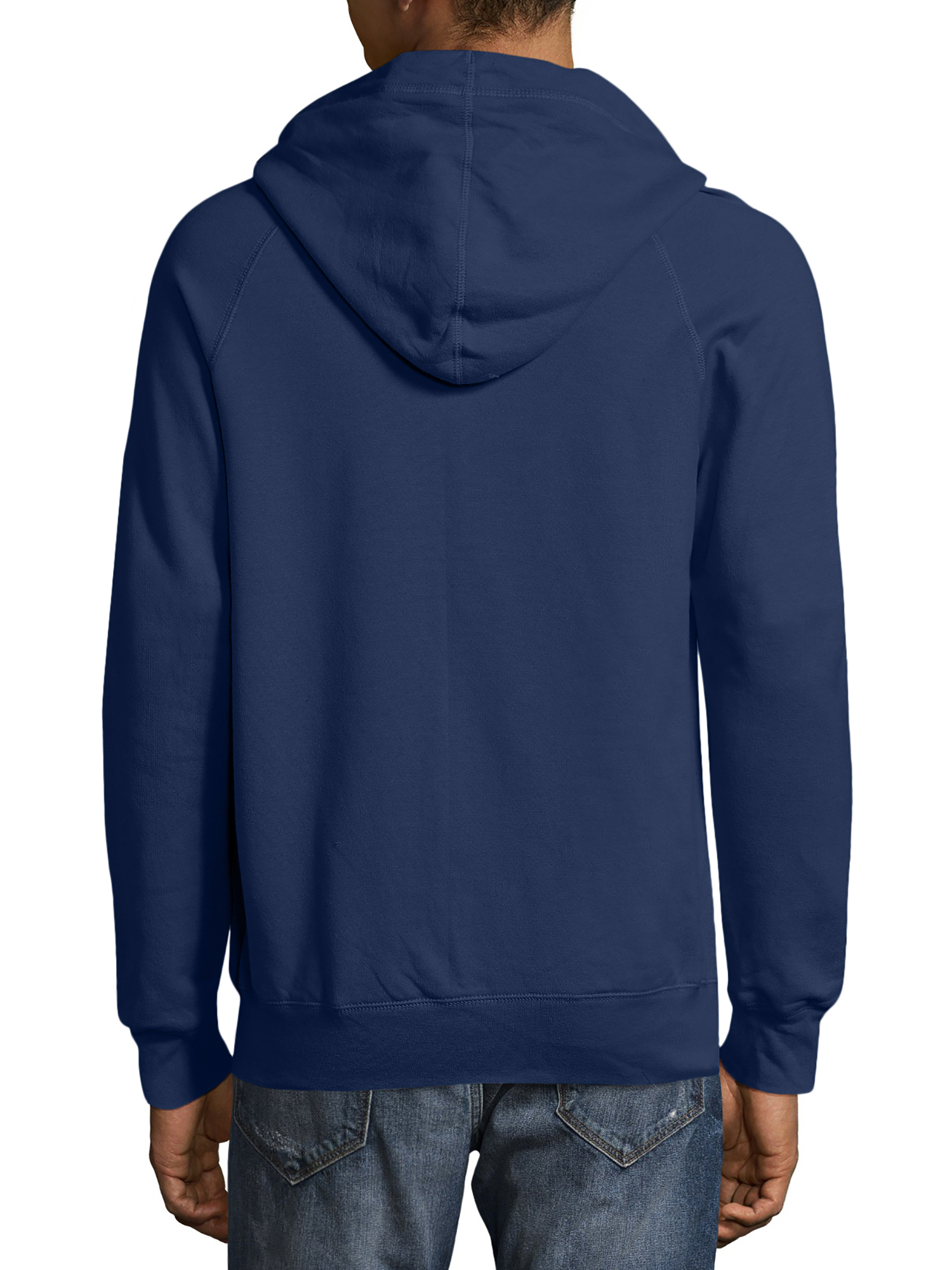 Men's Big Nano Premium Soft Lightweight Fleece Full Zip Hoodie - image 2 of 5