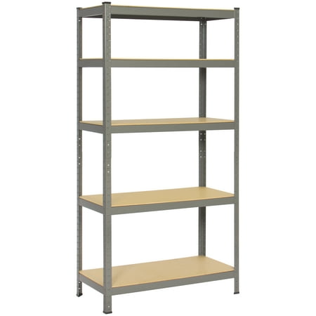 Best Choice Products 72in 5 Tier Heavy Duty Metal Garage Shelf