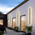 thumbnail image 6 of Long Wall Lamp Modern LED Waterproof IP65 Outdoor Wall Mount Lighting Fixture Garden Porch Sconce Lantern Sconces Luminaire/Bedroom Bedside Licht (Warm, 40inch), 6 of 17