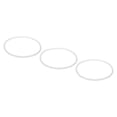 thumbnail image 1 of Unique Bargains O Rings Fit 10 Inch Water Filter Housing 87 x 4mm Silicone Replacement O Rings White 3 Pack, 1 of 5