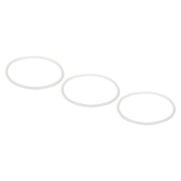 Uxcell O Rings Fit 10 Inch Water Filter Housing 87 x 4mm Silicone Replacement O Rings White 3 Pack