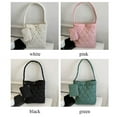 thumbnail image 3 of Casual Down Cotton Padded Quilted Large Capacity Handbags Shoulder Bags Tote Bags Shopping Bags PINK, 3 of 8