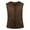 Brown, variant on Aueoeo Mens Vintage Suit Vests V Neck Sleeveless Casual Regular Fits Waistcoat for Wedding Party Beach