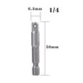 thumbnail image 1 of Chendee 1/4" Drill Socket Adapter Driver Hex Shank To Square Socket Extension,50Mm, 1 of 6