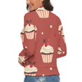 thumbnail image 3 of Snow Cake Gift Christmas Women's Turtleneck Sweater Long Sleeve Ribbed Fitted Turtle Neck Casual Fall Winter Collection Top S, 3 of 4
