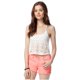 thumbnail image 1 of Aeropostale - Camiseta sin mangas con encaje para mujer, color blanco roto, pequeña Aeropostale Cami, 1 of 2