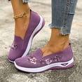 thumbnail image 2 of YLYL Women's Loafers Slip on Soft Bottom Breathable Lightweight Round Toe Non-Slip Walking Shoes, 2 of 9