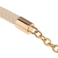 thumbnail image 4 of PU Leather Braided Handbag Strap Handle Repment 60cm Beige, 4 of 6
