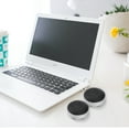 thumbnail image 4 of KAKOWELY laptop stand 1 Set Notebook Computer Bracket Portable Laptop Support Special Laptop Heat Dissipation Base Cushion Mini Laptop Heightening Pad for Home Office (Black), 4 of 5