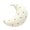 06Beige, variant on Cute Half Moon Shaped Throw Pillow, Decorative Cushion for Bedroom Living Room Sofa Bed