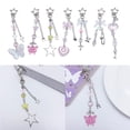 thumbnail image 2 of Butterfly Knot Phone Lanyard Beaded Phone Charm Wrist Strap Anti Lost Chains Cellphones String Straps Y2K Style Ornament, 2 of 4