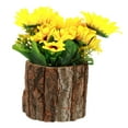 thumbnail image 2 of EeaseMX Girasol artificial para decoración de interiores, planta en maceta para estante, centro de mesa, 2 of 7