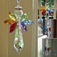 thumbnail image 2 of CARTTOU Rainbow Angel Crystal Suncatcher Colorful Pendant Hanging Decoration for Car Home, 2 of 8