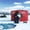 60*60*76.2"| Red + black, variant on Garvee Pop-Up Ice Fishing Tent, Hub-Style 3-Layer Insulated Shelter w/ Carry Bag, Zipper Door, Ropes & Anchors, 141.73*70.8*77.74", Red