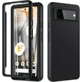 thumbnail image 1 of KOMI Case for Google Pixel 6A, 360 Degree Full Body Rugged with Built-in Screen Protector Heavy Duty Protection Slim Fit Shockproof Cover for Google Pixel 6A Phone Case 6.1" (Negro), 1 of 5