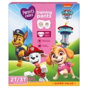 Parent's Choice Paw Patrol Training Pants for Girls, 2T/3T, 94 Count (Select for More Options)