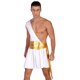 thumbnail image 5 of Traje de cosplay de gladiador de dios griego antiguo para hombre, vestido con volantes, vestidos con cinturón fruncido metálico, disfraz de caballero guerrero de Halloween, 5 of 5