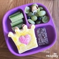 thumbnail image 2 of Re-Play Toddler Plates with Dividers - Deep-Walled 3 Compartments Divided Plates for Kids - Dishwasher & Microwave Safe - Made in USA - Set of 3 - Pixel Blush, 2 of 11