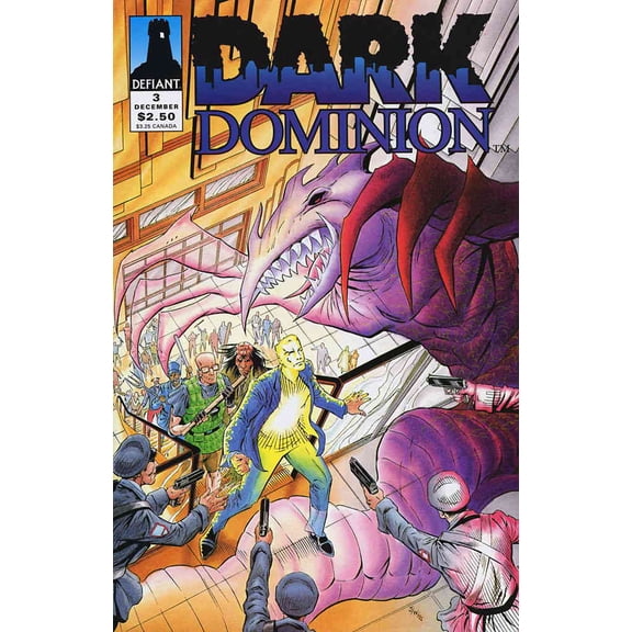 Dark Dominion #3 VF ; Defiant Comic Book