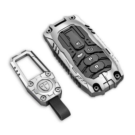 Zinc Alloy Key Fob Cover,Keychain,Full Protection Car Key Case for Honda Accord Civic Pilot CR-V HR-V Fit Odyssey Ridgeline JED Crosstour Spirior Smart Keyshell Accessories