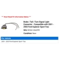 thumbnail image 2 of Brake / Tail / Turn Signal Light Connector - Compatible with 2001 - 2003 Ford Explorer Sport Trac 2002, 2 of 2