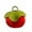 A, variant on Adorable Fruit and Vegetable-Shaped Rex Rabbit Fur Bag Charms - Fruit Keychain Soft Fluffy Car Accessories