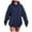 Navy, variant on felwors Oversized Hoodies For Women Plus Size Long Sleeve Drawstring With Pockets Pullover Sweatshirt Trendy Winter Clothes Navy, L