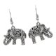thumbnail image 1 of Antique Bohemia Carved Patterns Elephant Charms Women Girls Dangle Earrings, 1 of 3