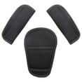thumbnail image 1 of two sets 3 Pieces Shoulder Crotch Pad Compatible with Car Seat Stroller High Chair, Harness & Strap Comfort Cushion （black）, 1 of 5