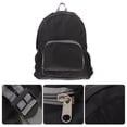 thumbnail image 3 of Waterproof Foldable Backpack Outdoor Hiking Camping Storage Shoulder Bag Collapsible Travel Backpack (Black), 3 of 7