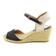 thumbnail image 2 of Sandalia de cuña Kyndra para mujer de Lucky Brand en color negro, 2 of 5